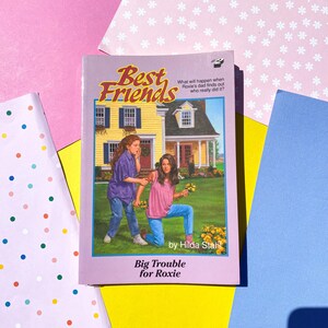 Vintage Best Friends #2 &quot;Big Trouble For Roxie&quot; by Hilda Stahl, Good Condition Pre-Teen Paperback Book
