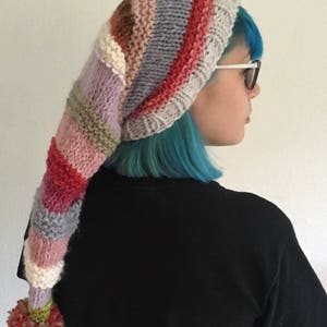 アートフレッシュな帽子の編み方パターン インスタントダウンロード 大人の妖精の帽子 フェスティバル ヒッピーエルフの帽子の編み方パターン