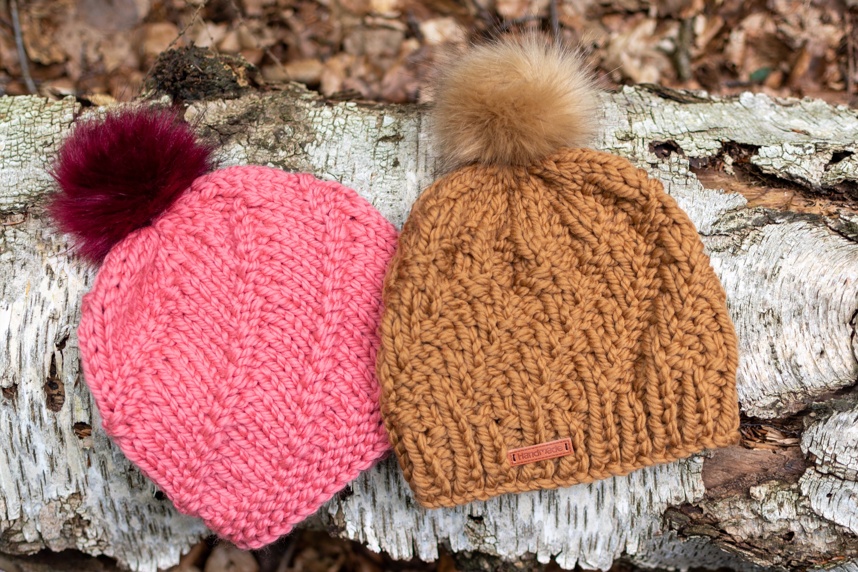 Super Chunky Beanie Hat Knitting Pattern Adult Size - Two Designs - Etsy