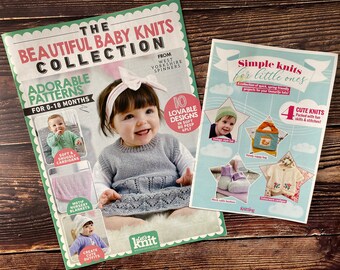 cute baby knitting patterns - used/second hand magazines - mostly 4 ply yarn