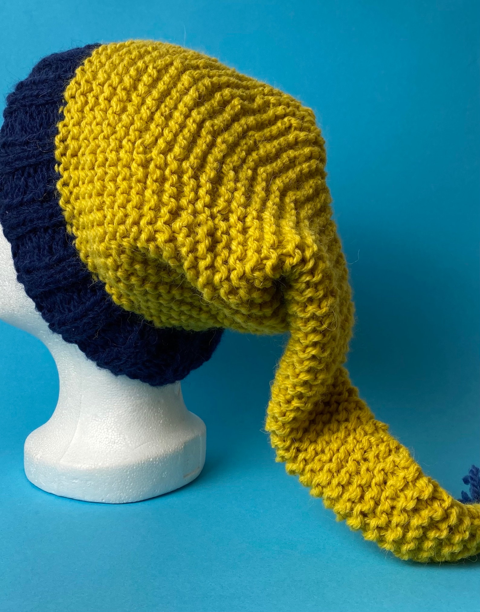 Easy Knit Pixie Hat Knitting Pattern Instant Download Etsy