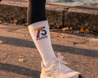 75 Paris Socks – Athletic Streetwear, Running, Gym, French Style