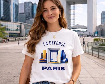 La Défense Paris T-Shirt | Bauhaus Geometric Style Tee