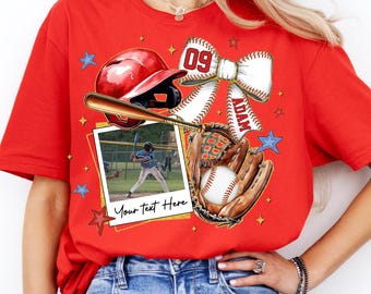 Personalized Baseball Mom Shirt, Cheer Mom Shirt, Mama Baseball Shirt, Customizable Baseball Mom Shirt, Baseball Mom Club Shirt