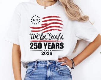 Patriotic USA 250th Anniversary Shirt, Independence Day Tee