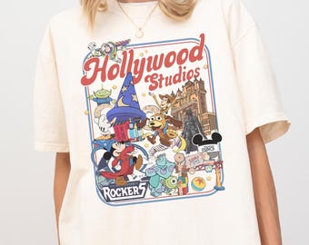 Retro Hollywood Studios Shirt, Disneyworld Shirts, Disney Toy Story Shirt, Star Wars Shirt, Family Matching Disney Vacation Shirt