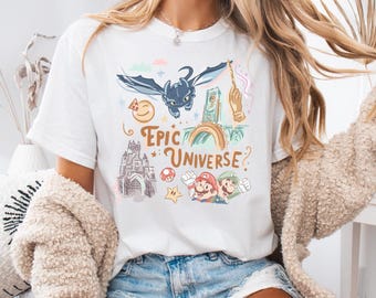 Epic Universe Orlando Family Trip Shirt, Universal Studios 2026 Park Apparel