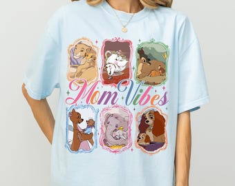 Comfort Colors Disney Mom Vibes Shirt, Mama Shirt, Disney Mom Shirt, Gift For Mom