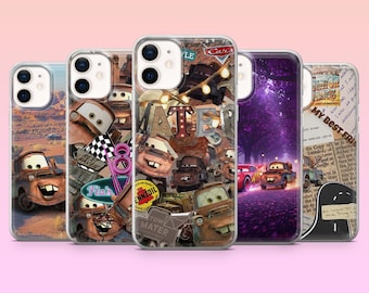 Mater Handyhülle Cars McQueen Cover für iPhone 17Pro, 16, 15, 14, 13, Samsung S25, S24, S23, S22, A16, A26, Pixel 10, 9Pro