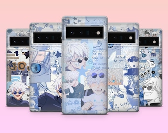 Gojo Satoru Phone Case Jujutsu Kaisen Anime Cover for iPhone 17Pro, 16, 15, 14, 13, Samsung S25, S24, S23, S22, A16, A26, Pixel 10, 9Pro