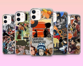 Samurai Champloo Phone Case Anime Samurai Cover for iPhone 17Pro, 16, 15, 14, 13, Samsung S25, S24, S23, S22, A16, A26, Pixel 10, 9Pro