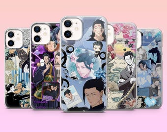 Suguru Geto Phone Case JJK Anime Cover for iPhone 17Pro, 16, 15, 14, 13, Samsung S25, S24, S23, S22, A16, A26, Pixel 10, 9Pro