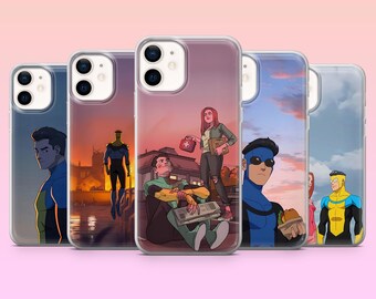Invincible Phone Case Season 4 Anime Cover for iPhone 17Pro, 16, 15, 14, 13, Samsung S25, S24, S23, S22, A16, A26, Pixel 10, 9Pro