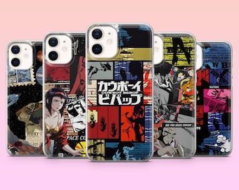 Cowboy Bepop Phone Case Anime Bepop Cover for iPhone 17Pro, 16, 15, 14, 13, Samsung S25, S24, S23, S22, A16, A26, Pixel 10, 9Pro