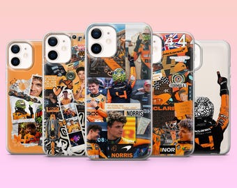 Lando Norris Phone Case McLaren F1 Driver Cover for iPhone 17Pro, 16, 15, 14, 13, Samsung S25, S24, S23, S22, A16, A26, Pixel 10, 9Pro