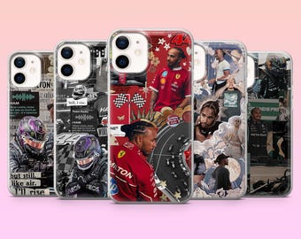 Lewis Hamilton Phone Case F1 Driver Motorsport Cover for iPhone 17Pro, 16, 15, 14, 13, Samsung S25, S24, S23, S22, A16, A26, Pixel 10, 9Pro
