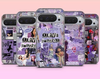 Olivia Rodrigo Phone Case GUTS Album Singer Cover for Google Pixel 10, 10Pro, 9, 9Pro, 8A, 8, 7A, 6A, Samsung S26, S25, S24, iPhone 17, 16