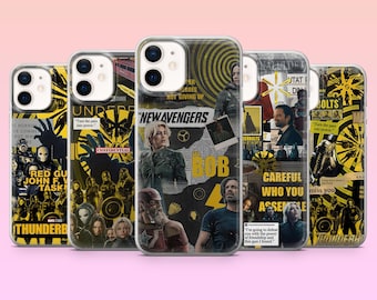 Thunderbolts Phone Case New Avengers Marvel Cover for iPhone 17Pro, 16, 15, 14, 13, Samsung S25, S24, S23, S22, A16, A26, Pixel 10, 9Pro