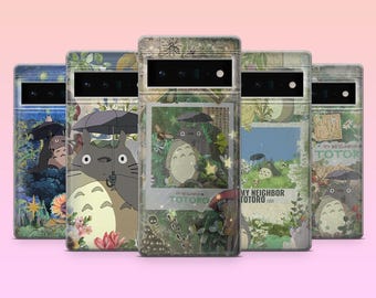 Totoro Phone Case My Neighbor Anime Cover for Google Pixel 10, 10Pro, 9, 9Pro, 8A, 8, 7A, 6A, Samsung S26, S25, S24Fe, A16, iPhone 17,16