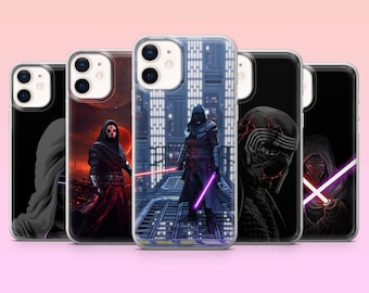 Darth Vader Phone Case Dark Star Wars Cover for iPhone 17Pro, 16, 15, 14, 13, Samsung S25, S24, S23, S22, A16, A26, Pixel 10, 9Pro