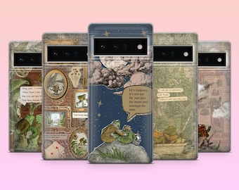 Frog and Toad Phone Case Cute Toad Cartoon Cover for Google Pixel 10, 10Pro, 9, 9Pro, 8A, 8, 7A, 6A, Samsung S26, S25, S24, A16,iPhone 17,16