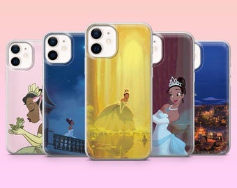 Princess Tiana Phone Case Disney Cartoon Cover for iPhone 17Pro, 16, 15, 14, 13, Samsung S25, S24, S23, S22, A16, A26, Pixel 10, 9Pro