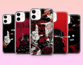 Hellsing Ultimate Phone Case Gothic Vampire Cover for iPhone 17Pro, 16, 15, 14, 13, Samsung S25, S24, S23, S22, A16, A26, Pixel 10, 9Pro