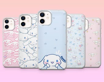 Cinamoroll Phone Case Bunny Cartoon Cover for iPhone 17Pro, 16, 15, 14, 13, Samsung S25, S24, S23, S22, A16, A26, Pixel 10, 9Pro