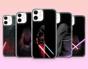 Darth Revan Phone Case Star Wars Warrior Cover for iPhone 17Pro, 16, 15, 14, 13, Samsung S25, S24, S23, S22, A16, A26, Pixel 10, 9Pro