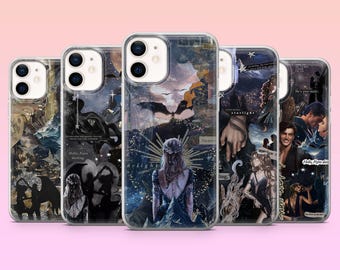 Acotar Handytasche Velaris Bookish Cover für iPhone 17Pro, 16, 15, 14, 13, Samsung S25, S24, S23, S22, A16, A26, Pixel 10, 9Pro
