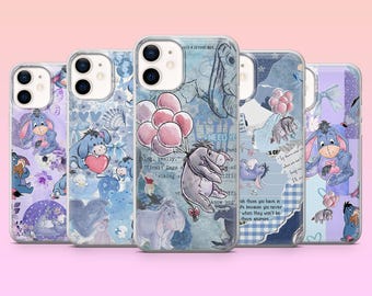 Eeyore Handyhülle, Kawaii Winnie Puuh Hülle für iPhone 17 Pro, 16, 15, 14, 13, Samsung S25, S24, S23, S22, A16, A26, Pixel 10, 9 Pro