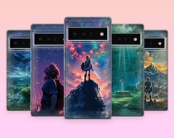 Legend of Zelda Phone Case Zelda Sword Cover for Google Pixel 10, 10Pro, 9, 9Pro, 8A, 8, 7A, 6A, Samsung S26, S25, S24Fe, A16, iPhone 17,16