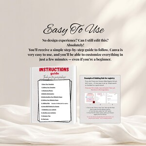 Babyshower uitnodiging sjabloon 'Tiny Toes & Pretty Bows' op Canva, roze digitale uitnodiging voor een babyshower voor een meisje, Coquette website-uitnodiging met RSVP afbeelding 8