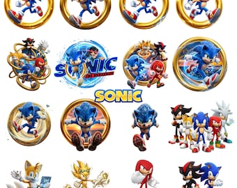 Sonic Png Bundle, Sonic Clipart Png, Sonic Birthday, Sonic Silhouette, Sonic Print Kids Shirt Png, Sonic print, Baby shirt Diy, High Quality