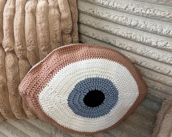 All-Seeing Eye Crochet Pillow