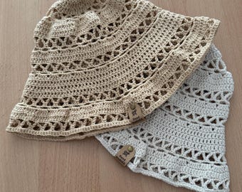 Lacy Crochet Bucket Hat Pattern