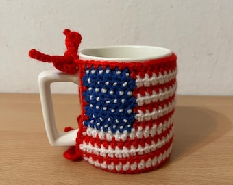 USA Flag Mug Cozy