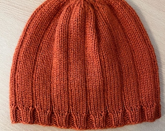 Funny Pumpkin Beanie Knitting Pattern – Halloween Hat DIY