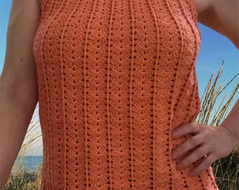 Shell Stitch Halter Top