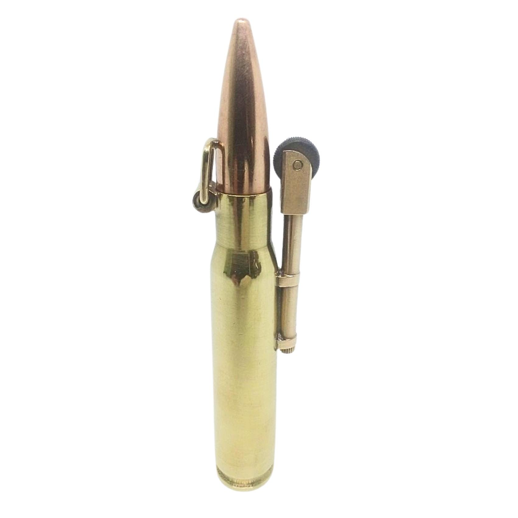 bullet shaped cigarette lighter 50 Cal Lightermetro 2033 Steampunk Brass Gift,gifts for Husband,gift for Boyfriend,gift for Poppa,personalized Gift,memorial or gifting. File:Vintage Bullet-Shaped Cigarette Lighter with
