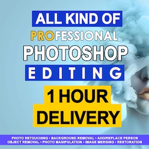 Custom Photo Editing Service: Remove or Add Object, Photoshop Manipulation , Face Swap, Colorize, Resize, Photo Editing (Deliver In 1 Hour)