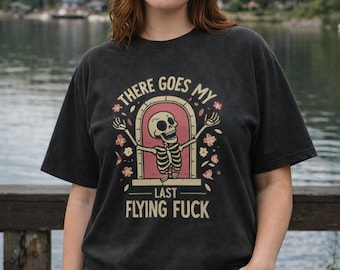 Camiseta de esqueleto divertida, camiseta con gráfico gótico de humor negro, camiseta de calavera sarcástica