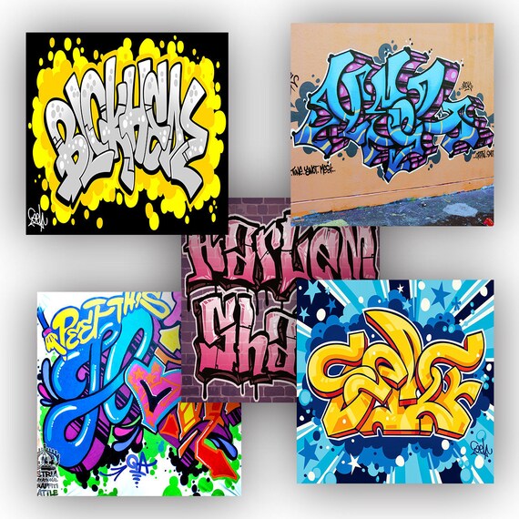 Drucken Sie Graffiti Worter Special Pack Download Digital Etsy