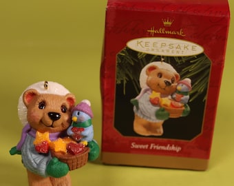 Adorno vintage Hallmark Keepsake 1999: Dulce amistad