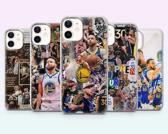 Stephen Curry Phone Case NBA Golden Warriors Cover for iPhone 17, 16, 15, 14, 13, 12, Samsung S26, S25, S24, S23, A16, A56, Pixel 10, 9Pro