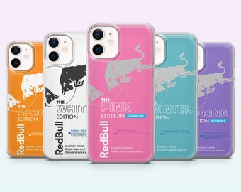 Funda para teléfono Red Bull Racing Energy Drink para iPhone 17, 16, 15, 14, 13, 12, Samsung S26, S25, S24, S23, A16, A56, Pixel 10, 9Pro