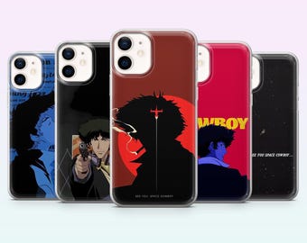 Cowboy Bepop Phone Case Space Anime Cover for iPhone 17, 16, 15, 14, 13, 12, Samsung S26, S25, S24, S23, A16, A56, Pixel 10, 9Pro