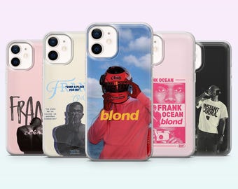 Frank Ocean Phone Case Blonde Singer Cover voor iPhone 17, 16, 15, 14, 13, 12, Samsung S26, S25, S24, S23, A16, A56, Pixel 10, 9Pro