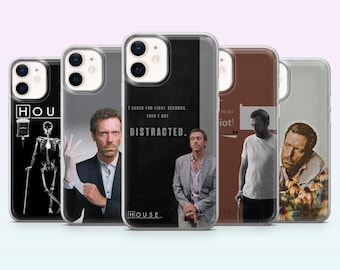 House MD Phone Case Gregory House TV Show Cover for iPhone 17, 16, 15, 14, 13, 12, Samsung S26, S25, S24, S23, A16, A56, Pixel 10, 9Pro