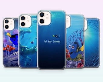 Finding Nemo-telefoonhoesje Aquatic Cartoon Cover voor iPhone 17, 16, 15, 14, 13, 12, Samsung S26, S25, S24, S23, A16, A56, Pixel 10, 9Pro